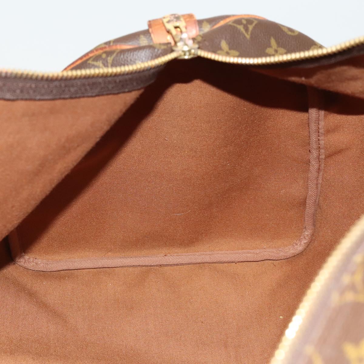 LOUIS VUITTON Monogram Keepall 55 Boston Bag M41424 LV Auth 136634