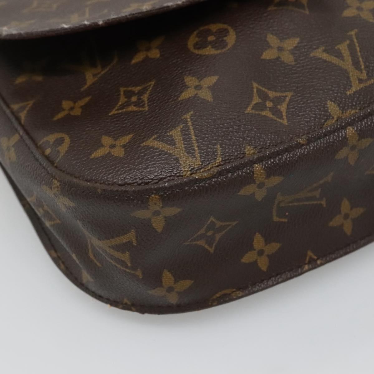 LOUIS VUITTON Monogram Saint Cloud GM Shoulder Bag M51242 LV Auth 136655