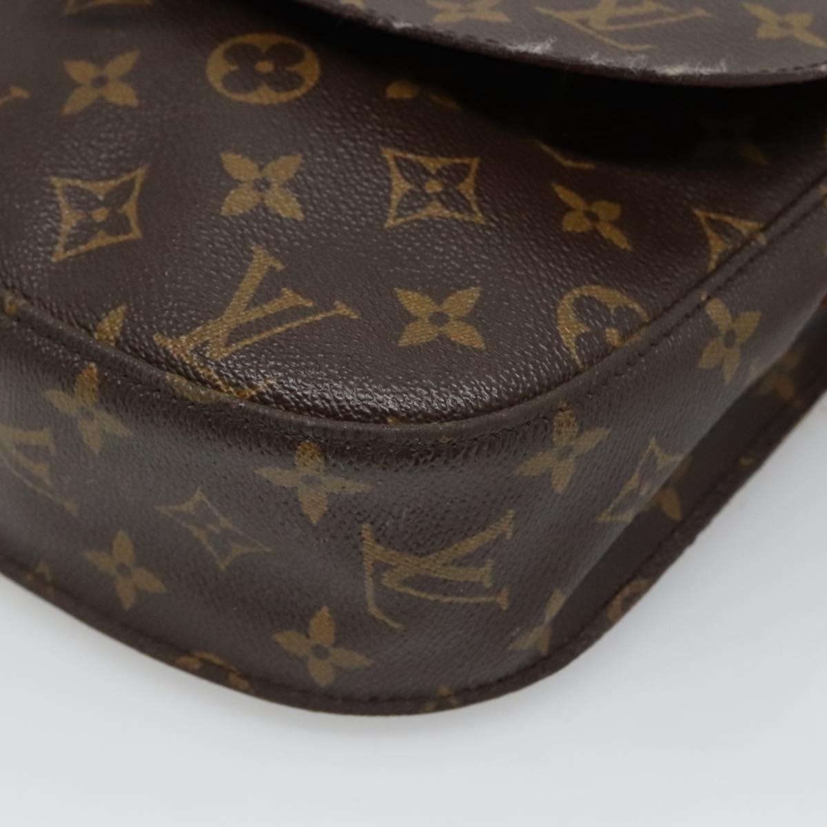 LOUIS VUITTON Monogram Saint Cloud GM Shoulder Bag M51242 LV Auth 136655