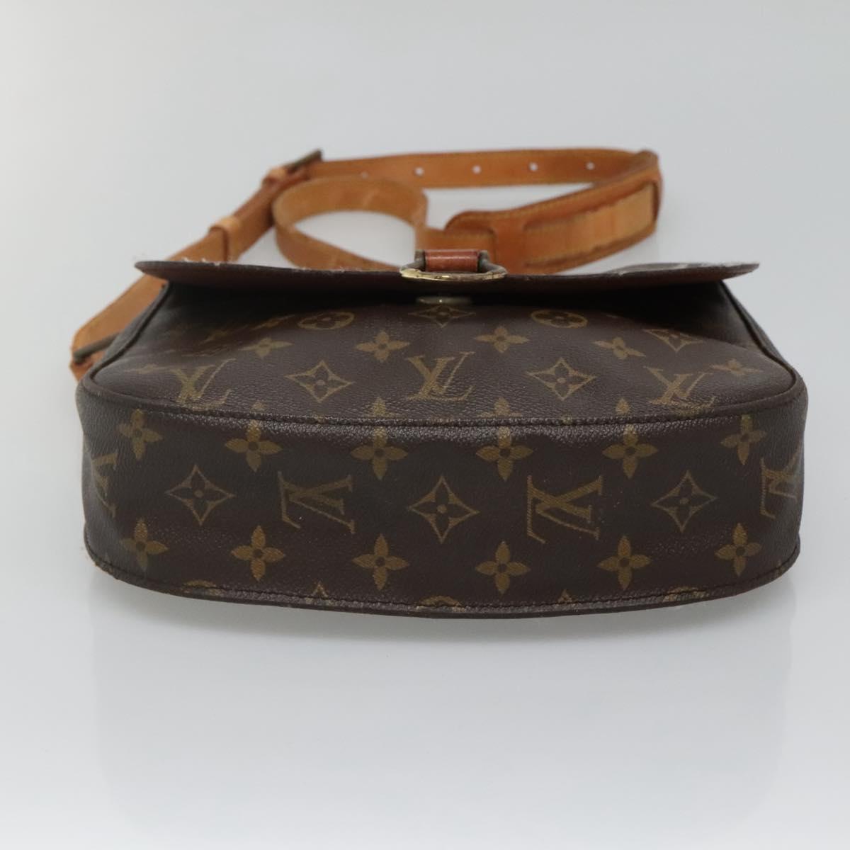 LOUIS VUITTON Monogram Saint Cloud GM Shoulder Bag M51242 LV Auth 136655