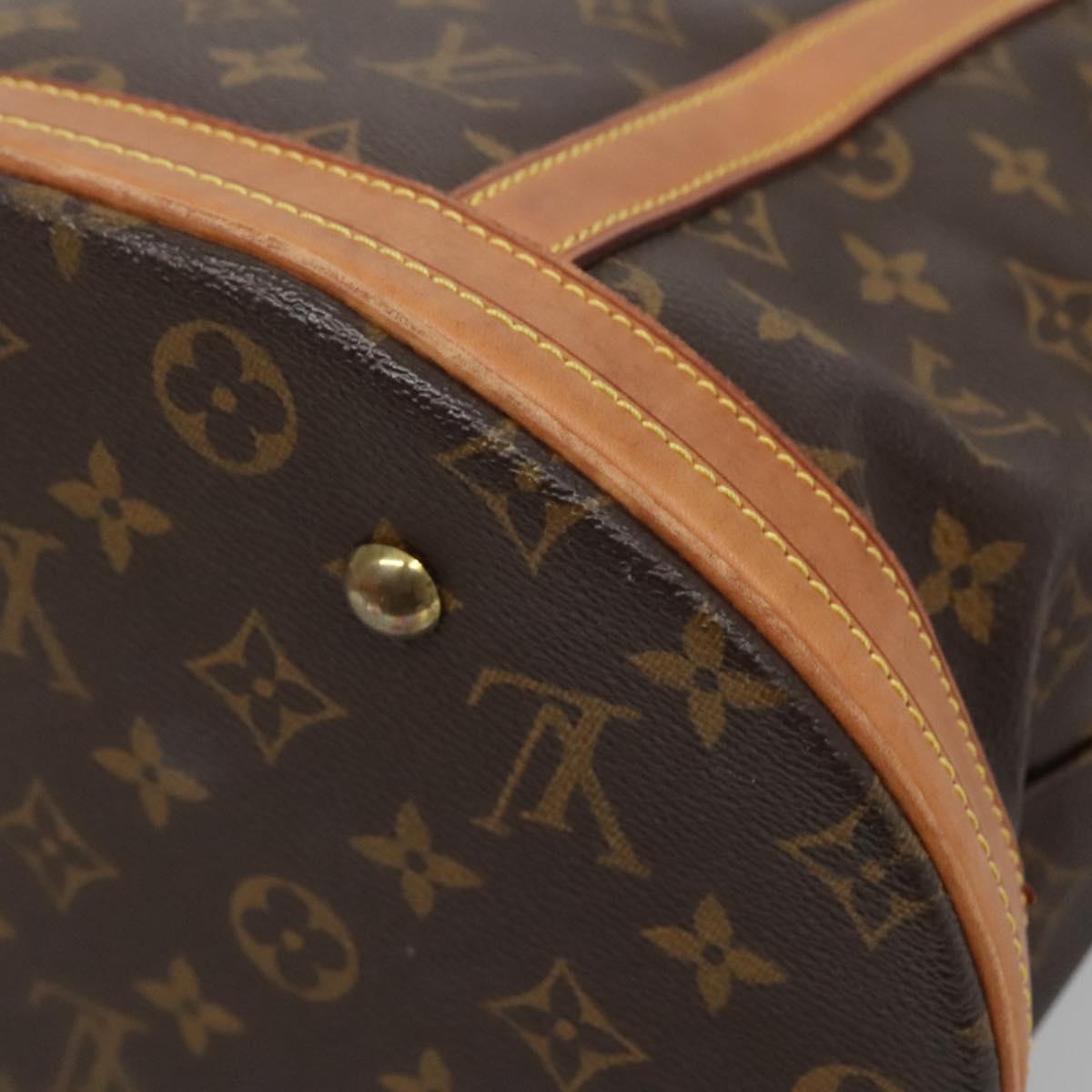 LOUIS VUITTON Monogram Bucket GM Shoulder Bag M42236 LV Auth 136660