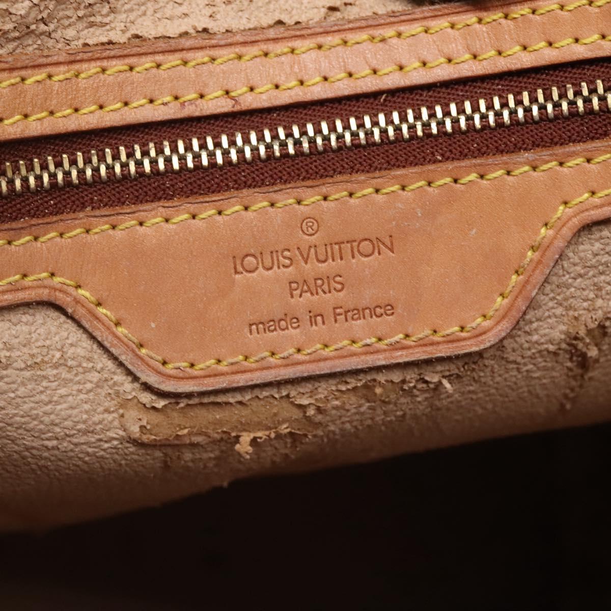 LOUIS VUITTON Monogram Bucket GM Shoulder Bag M42236 LV Auth 136660