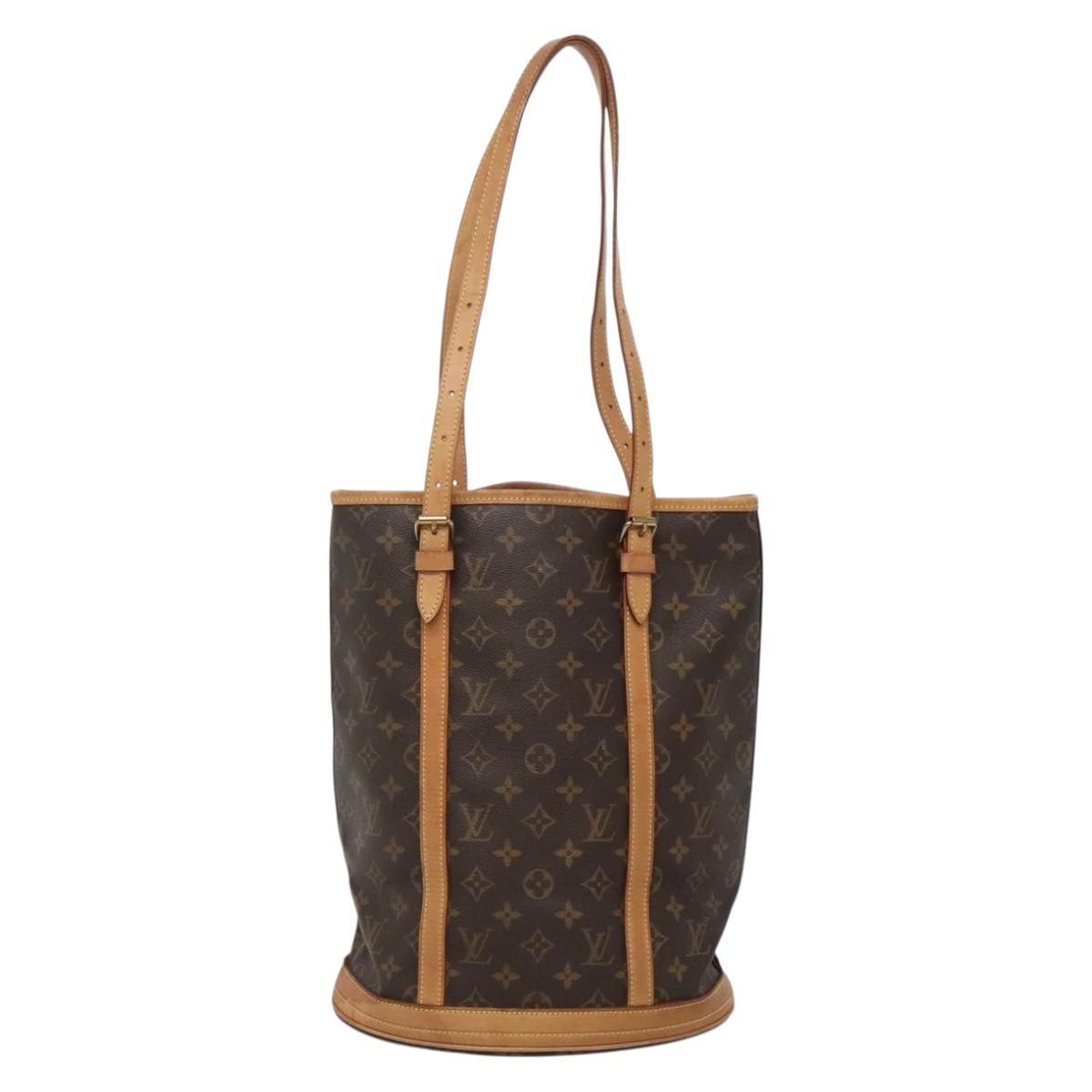 LOUIS VUITTON Monogram Bucket GM Shoulder Bag M42236 LV Auth 136660