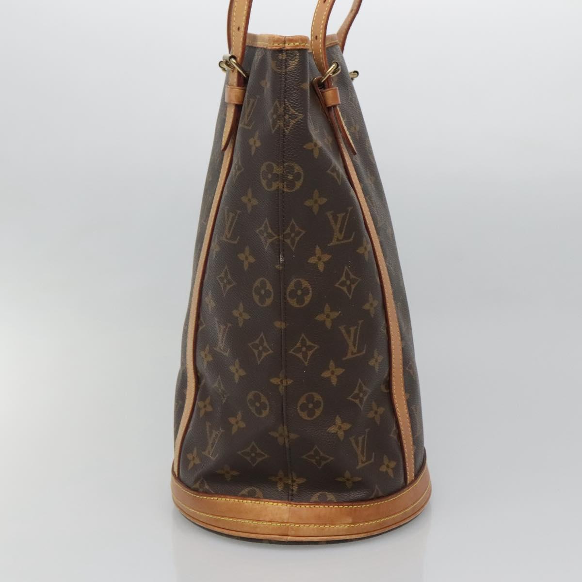 LOUIS VUITTON Monogram Bucket GM Shoulder Bag M42236 LV Auth 136660