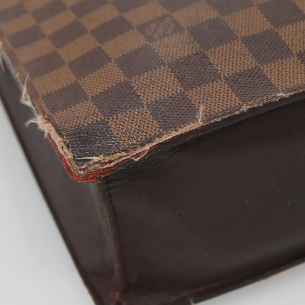 LOUIS VUITTON Damier Ebene Venice GM Hand Bag N51146 LV Auth 136661