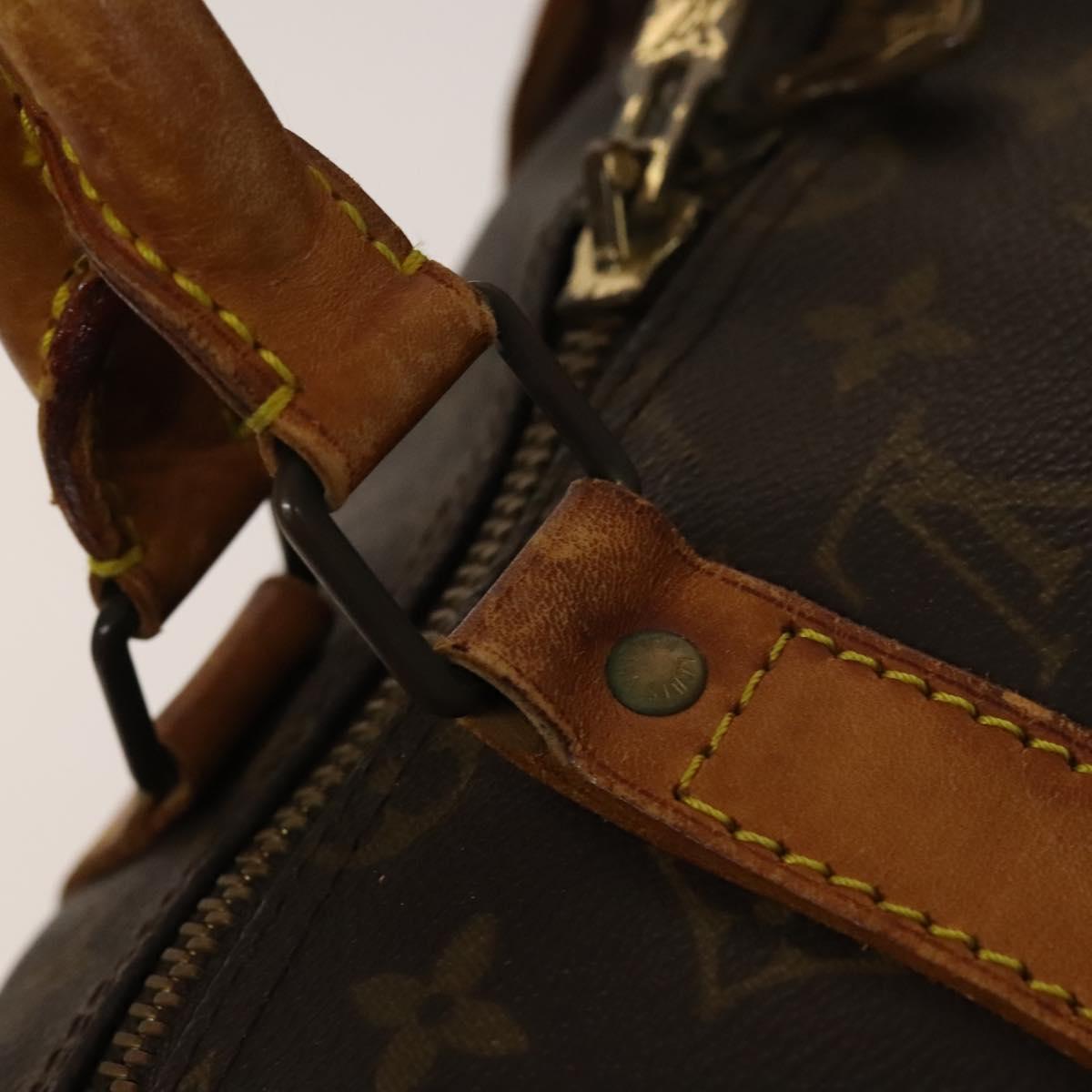LOUIS VUITTON Monogram Keepall Bandouliere 50 Boston Bag M41416 LV Auth 136674