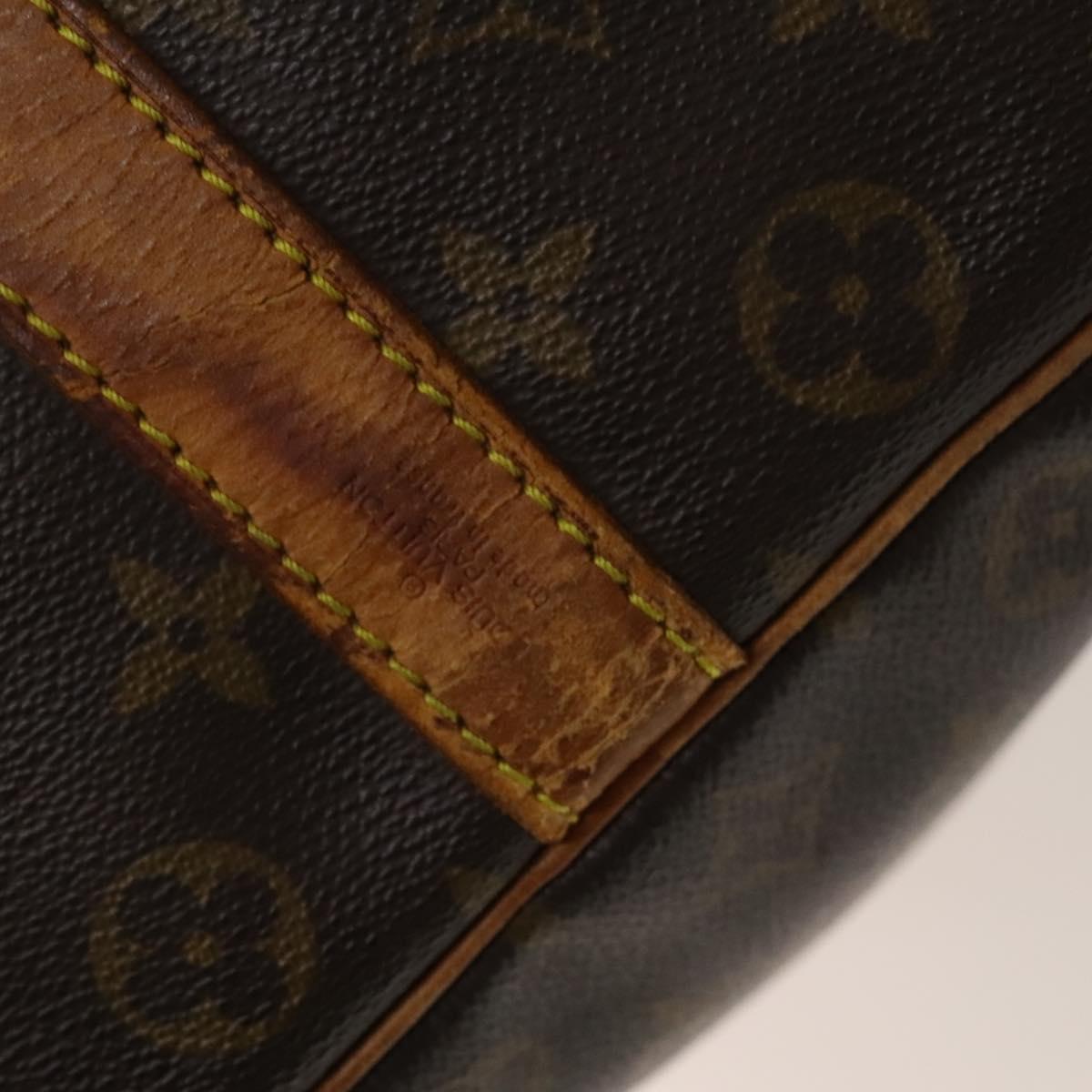 LOUIS VUITTON Monogram Keepall Bandouliere 50 Boston Bag M41416 LV Auth 136674