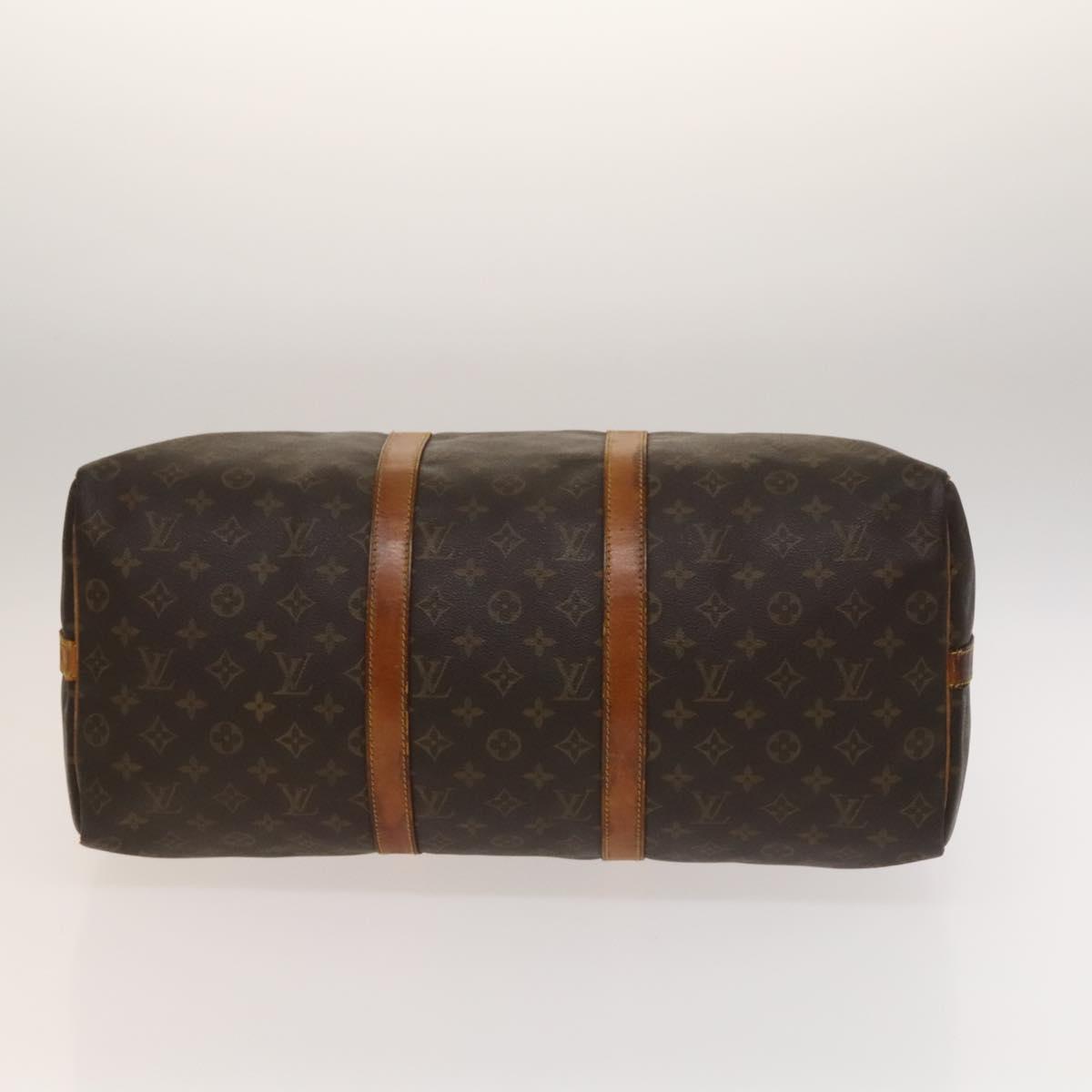 LOUIS VUITTON Monogram Keepall Bandouliere 50 Boston Bag M41416 LV Auth 136674