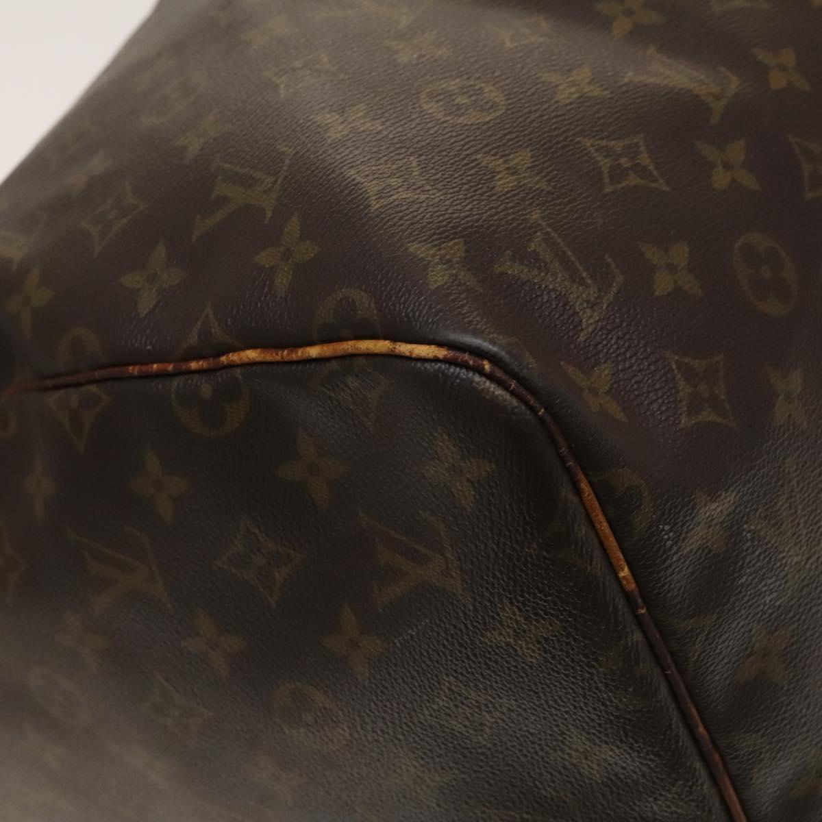 LOUIS VUITTON Monogram Keepall 55 Boston Bag M41424 LV Auth 136675