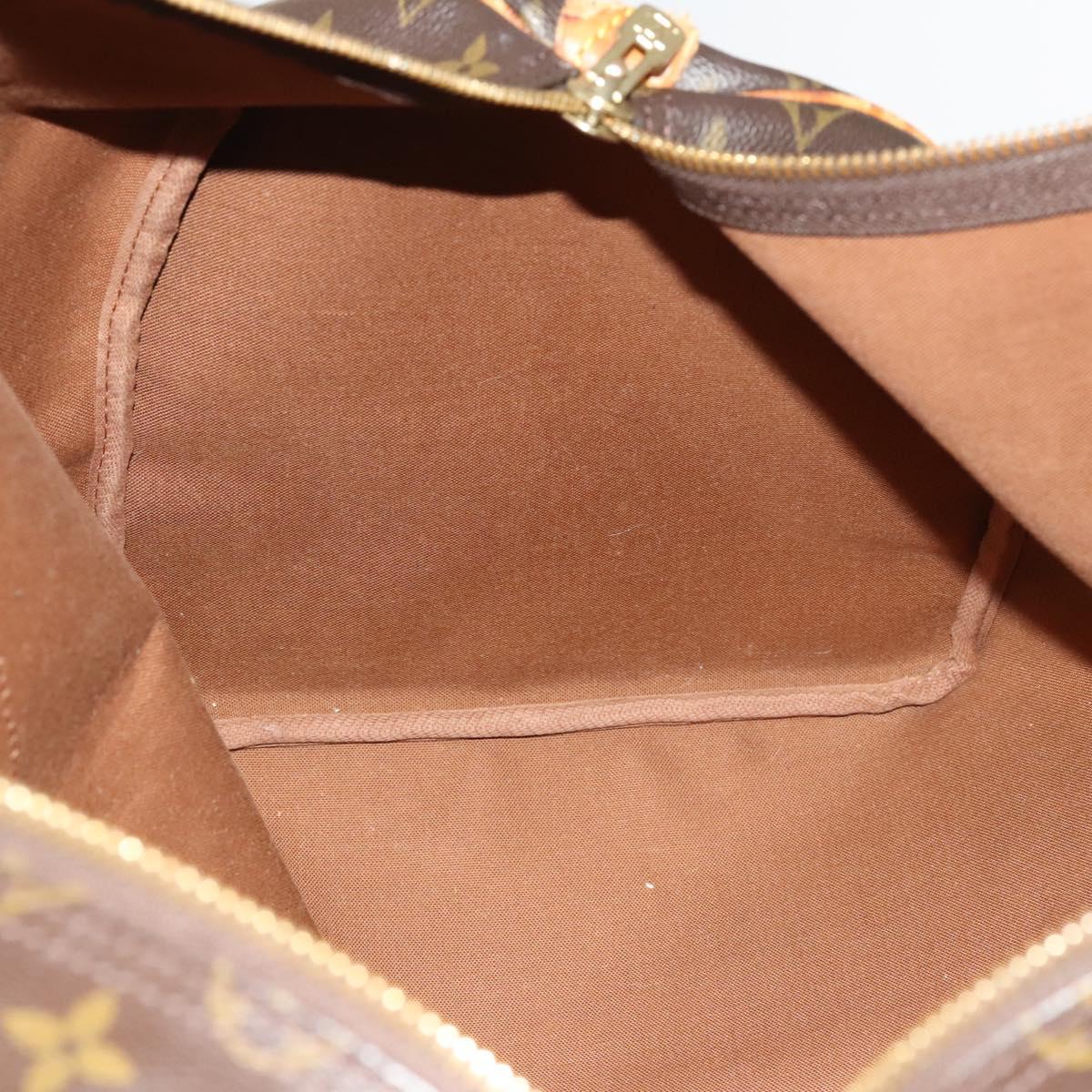 LOUIS VUITTON Monogram Keepall 55 Boston Bag M41424 LV Auth 136675