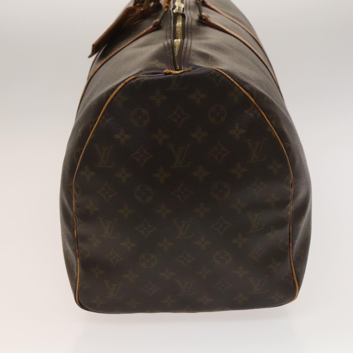 LOUIS VUITTON Monogram Keepall 55 Boston Bag M41424 LV Auth 136675
