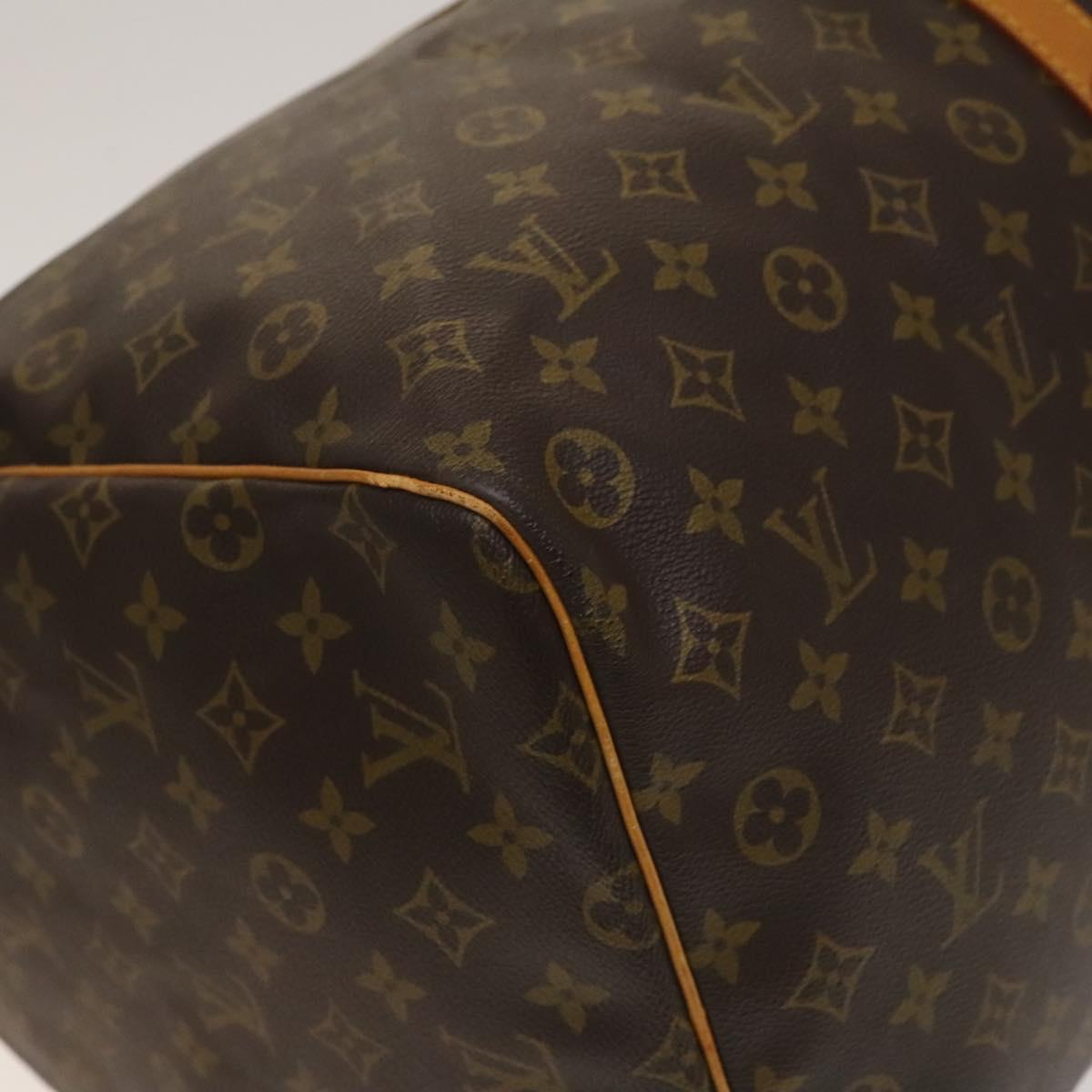 LOUIS VUITTON Monogram Keepall 60 Boston Bag M41422 LV Auth 136677