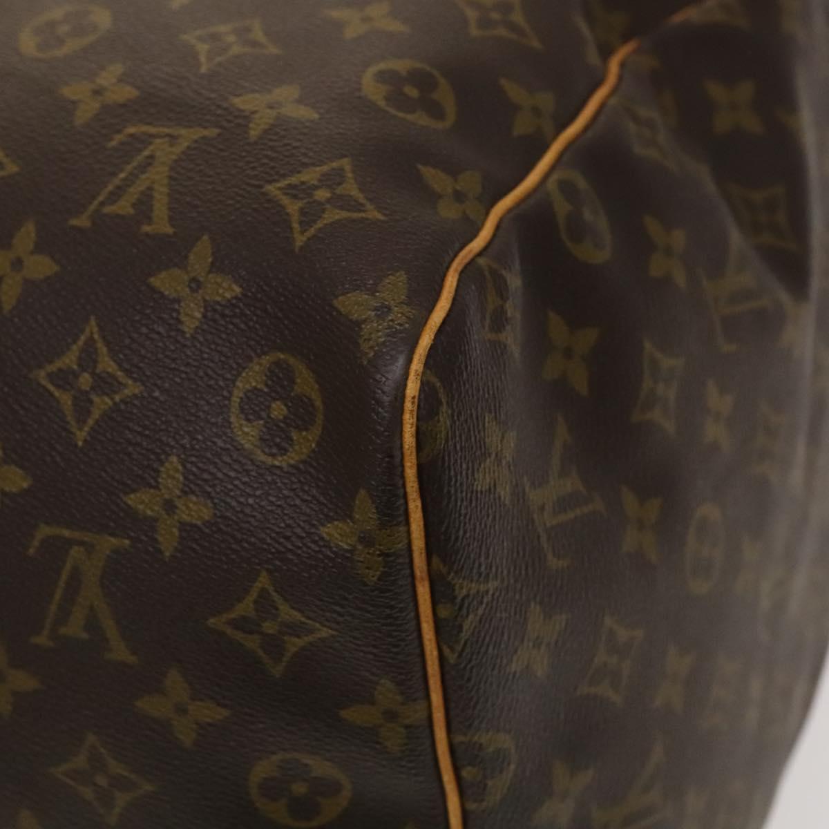 LOUIS VUITTON Monogram Keepall 60 Boston Bag M41422 LV Auth 136677