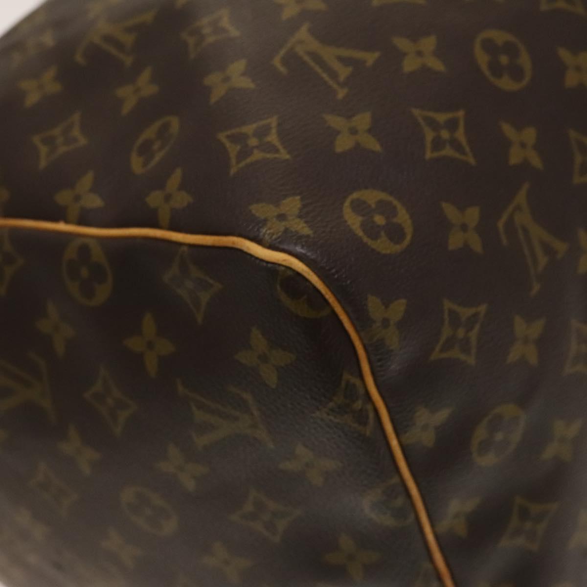 LOUIS VUITTON Monogram Keepall 60 Boston Bag M41422 LV Auth 136677