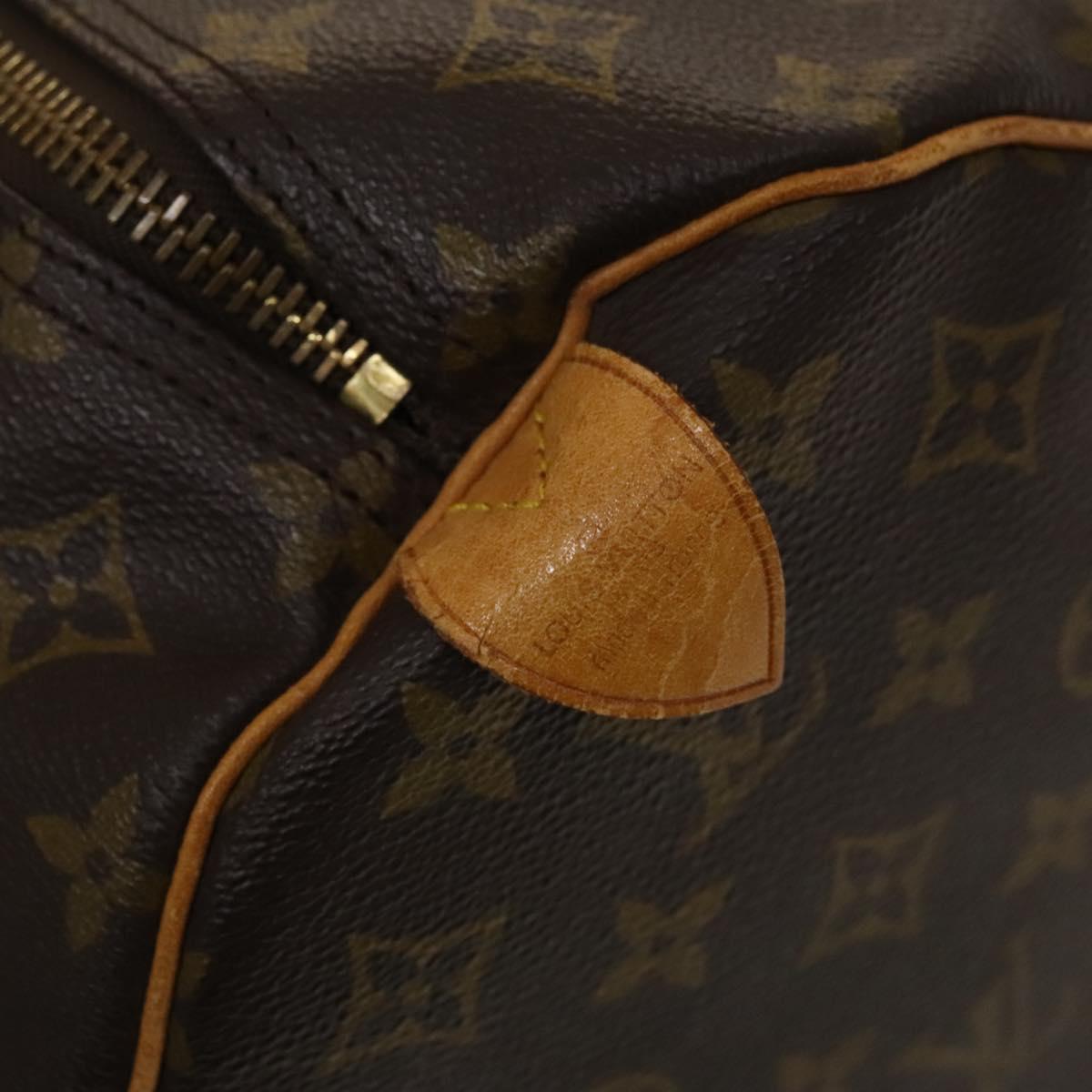 LOUIS VUITTON Monogram Keepall 60 Boston Bag M41422 LV Auth 136677
