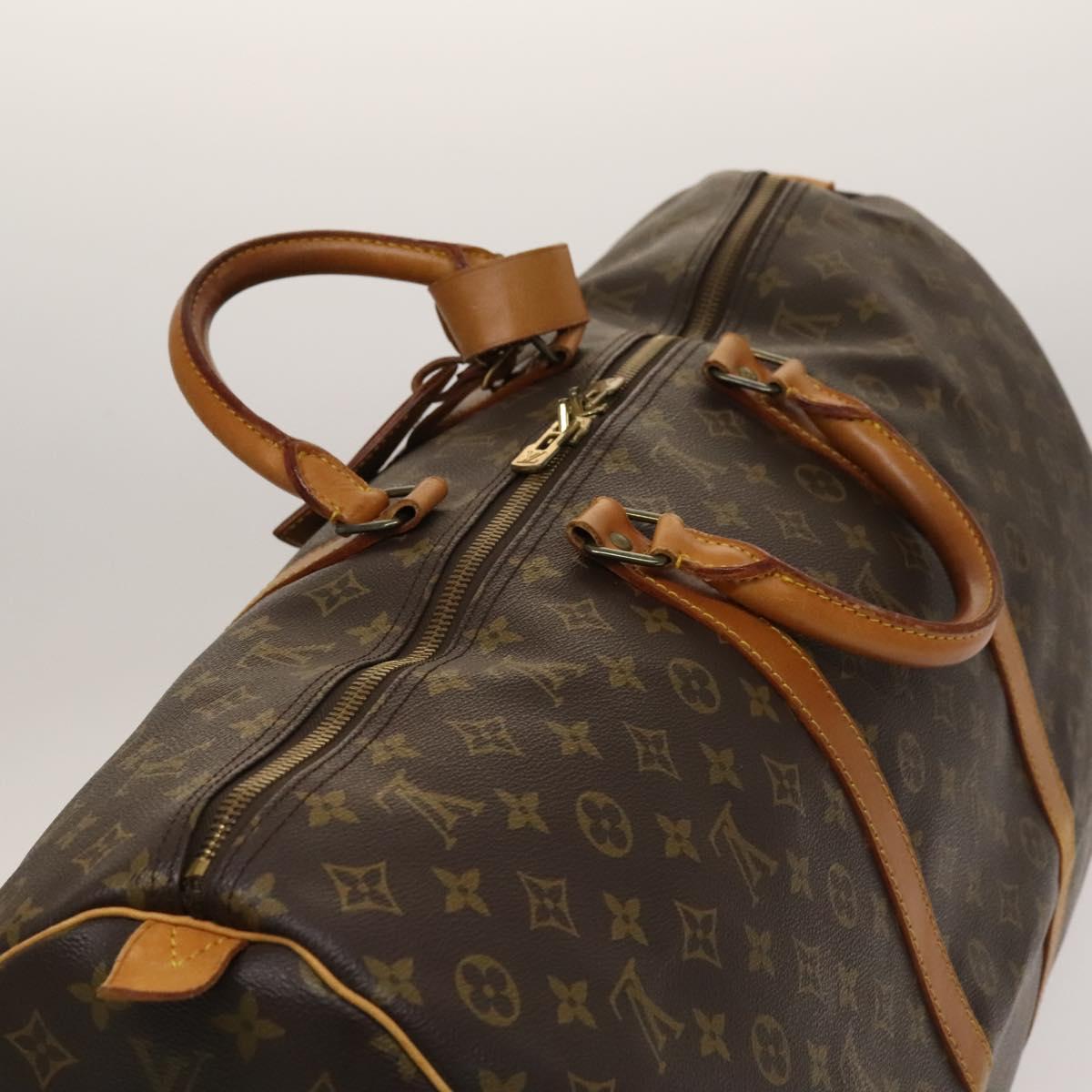 LOUIS VUITTON Monogram Keepall 60 Boston Bag M41422 LV Auth 136677