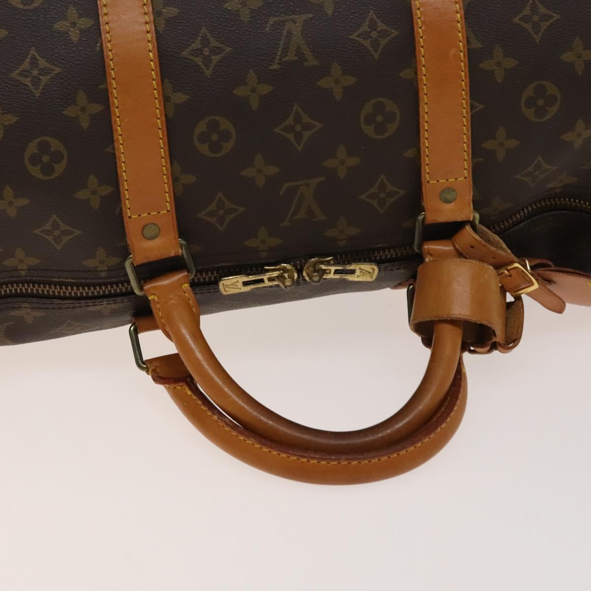 LOUIS VUITTON Monogram Keepall 60 Boston Bag M41422 LV Auth 136677