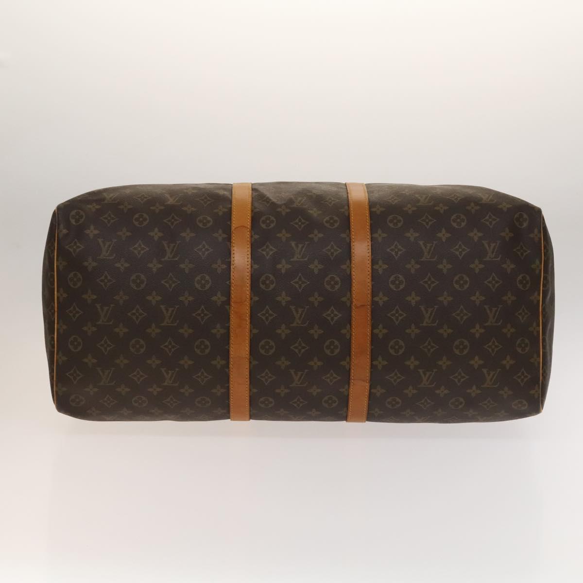 LOUIS VUITTON Monogram Keepall 60 Boston Bag M41422 LV Auth 136677