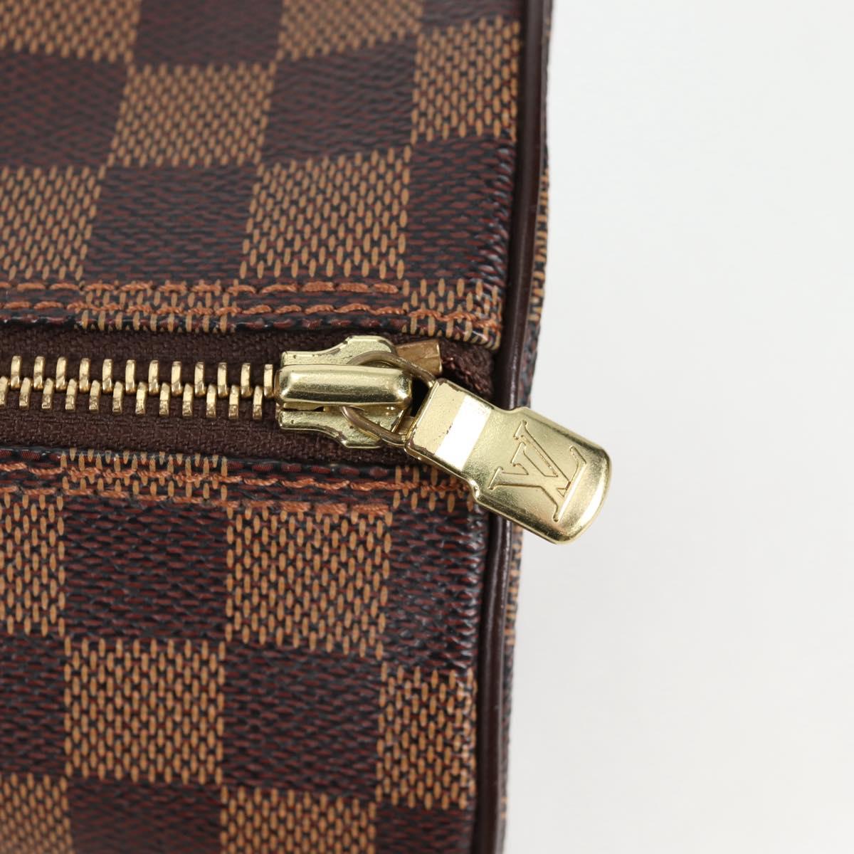LOUIS VUITTON Damier Ebene Papillon 30 Hand Bag N51303 LV Auth 136684V