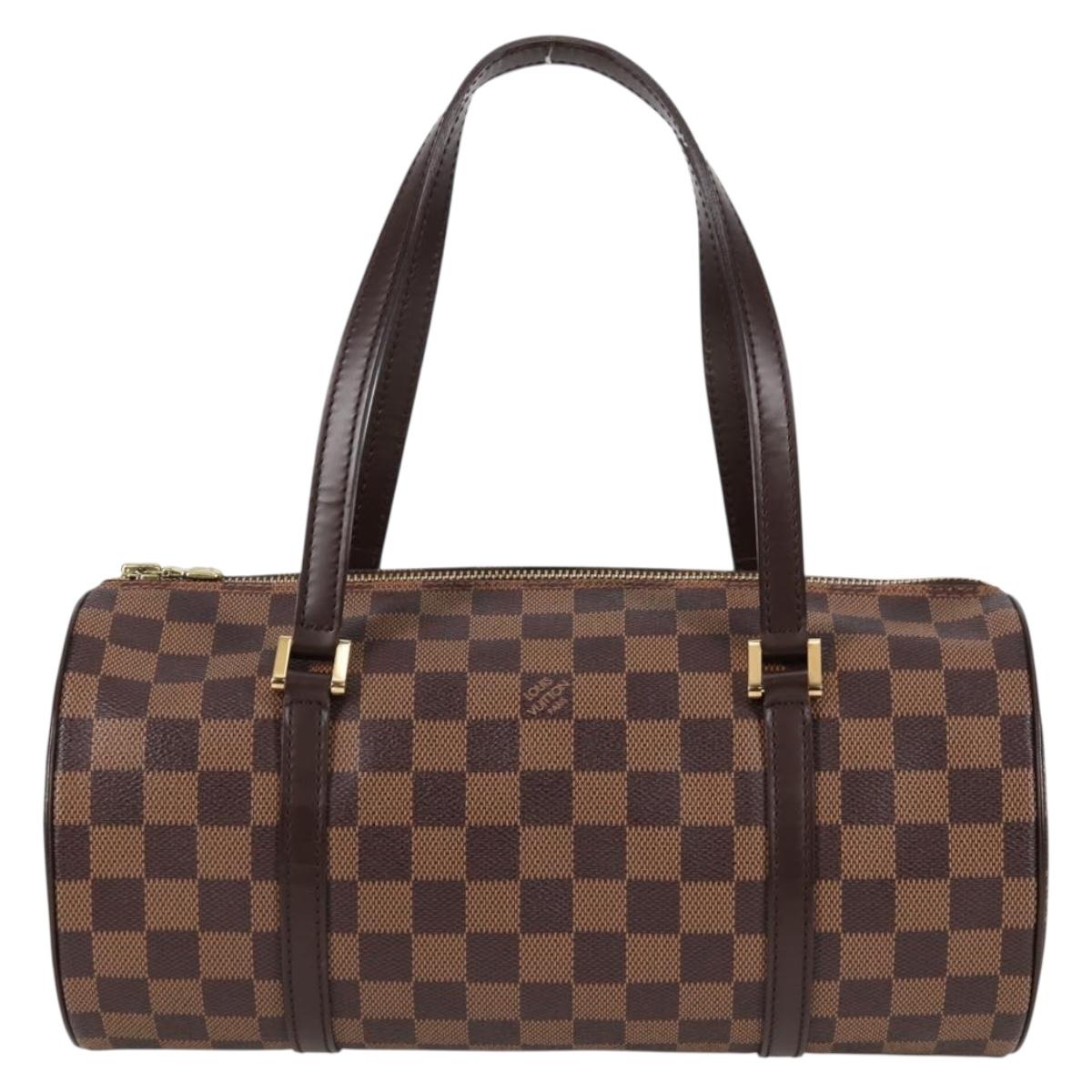 LOUIS VUITTON Damier Ebene Papillon 30 Hand Bag N51303 LV Auth 136684V