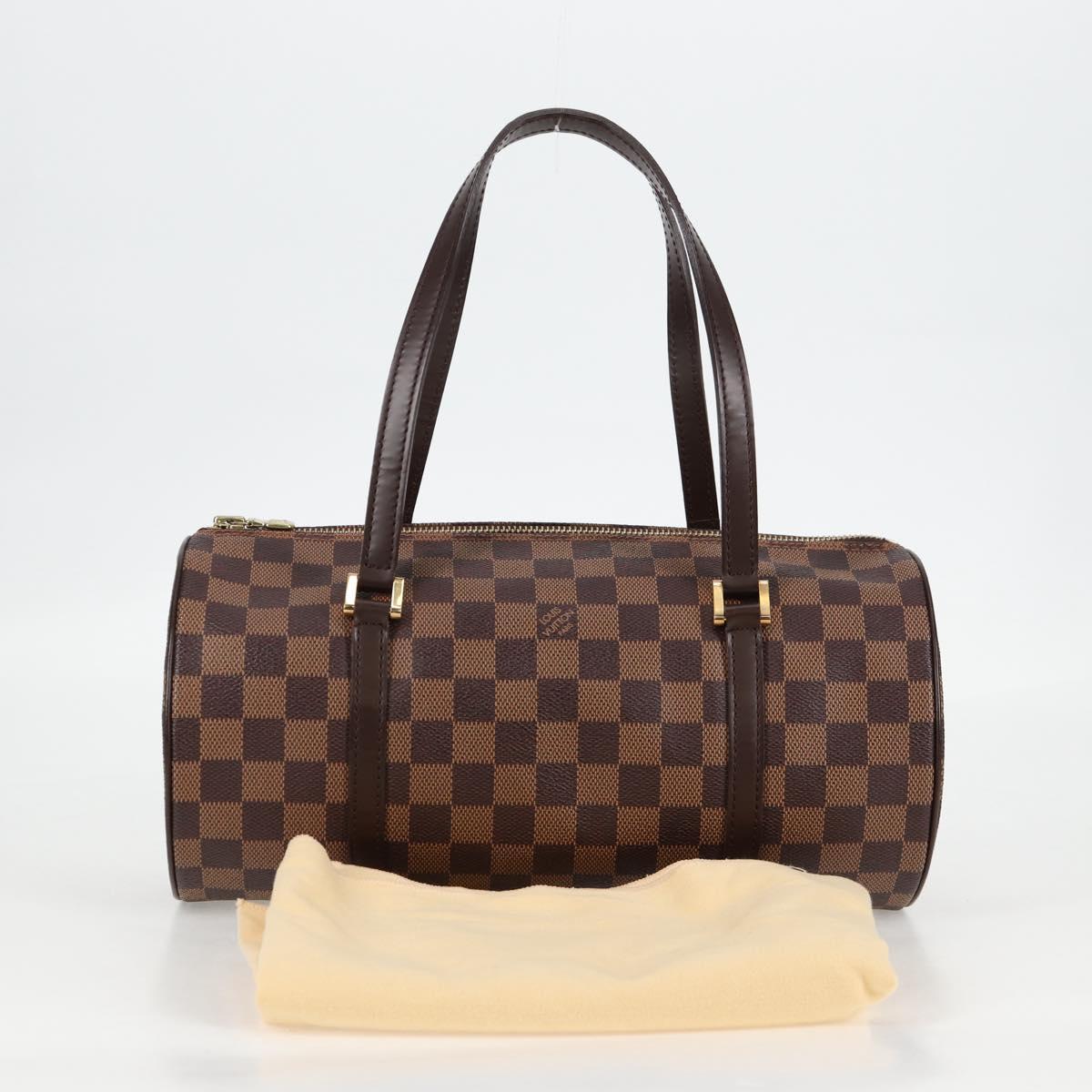 LOUIS VUITTON Damier Ebene Papillon 30 Hand Bag N51303 LV Auth 136684V