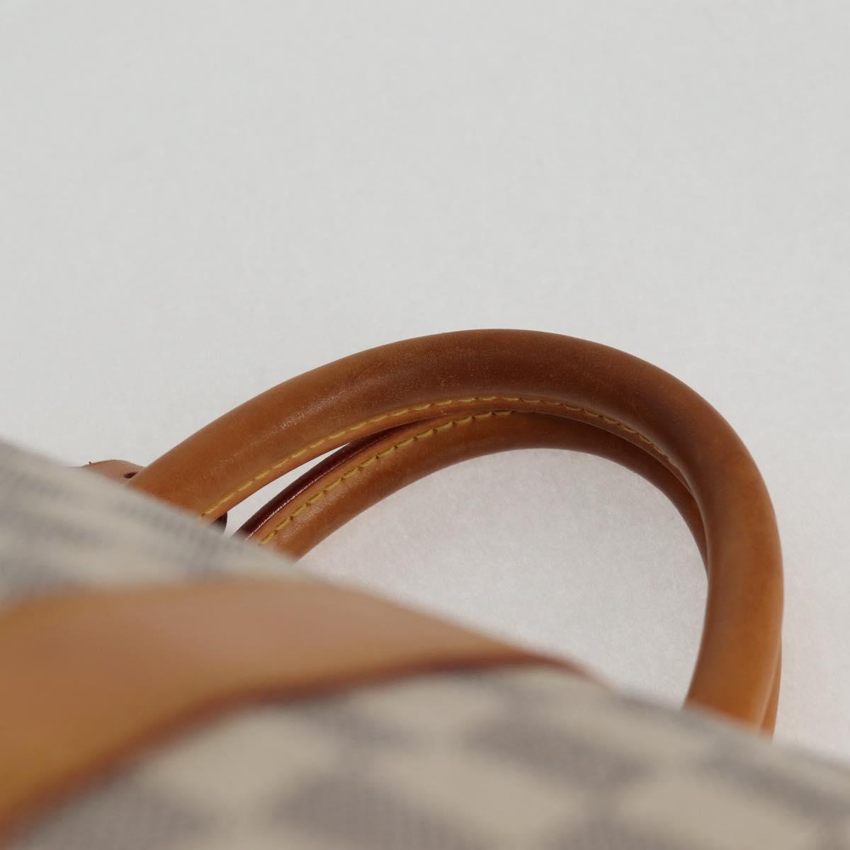 LOUIS VUITTON Damier Azur Keepall 50 Boston Bag N41430 LV Auth 136686V