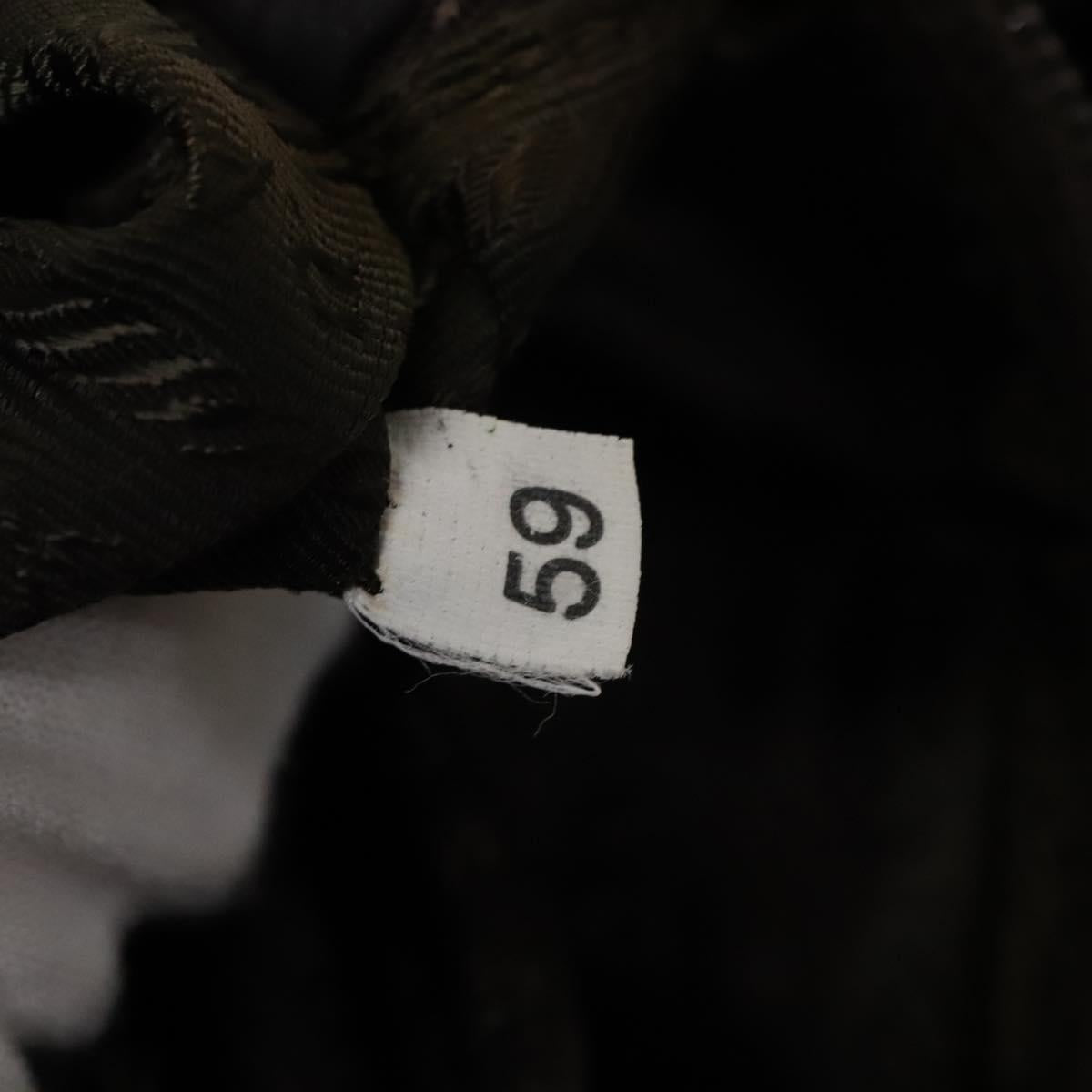 PRADA Backpack Nylon Green Silver Auth 136692