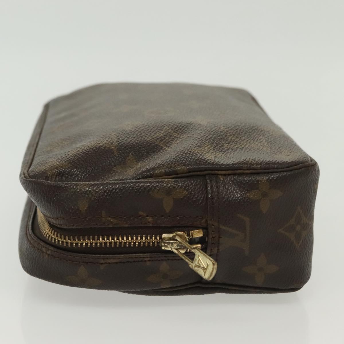LOUIS VUITTON Monogram Trousse Toilette 23 Clutch Bag M47524 LV Auth 136702