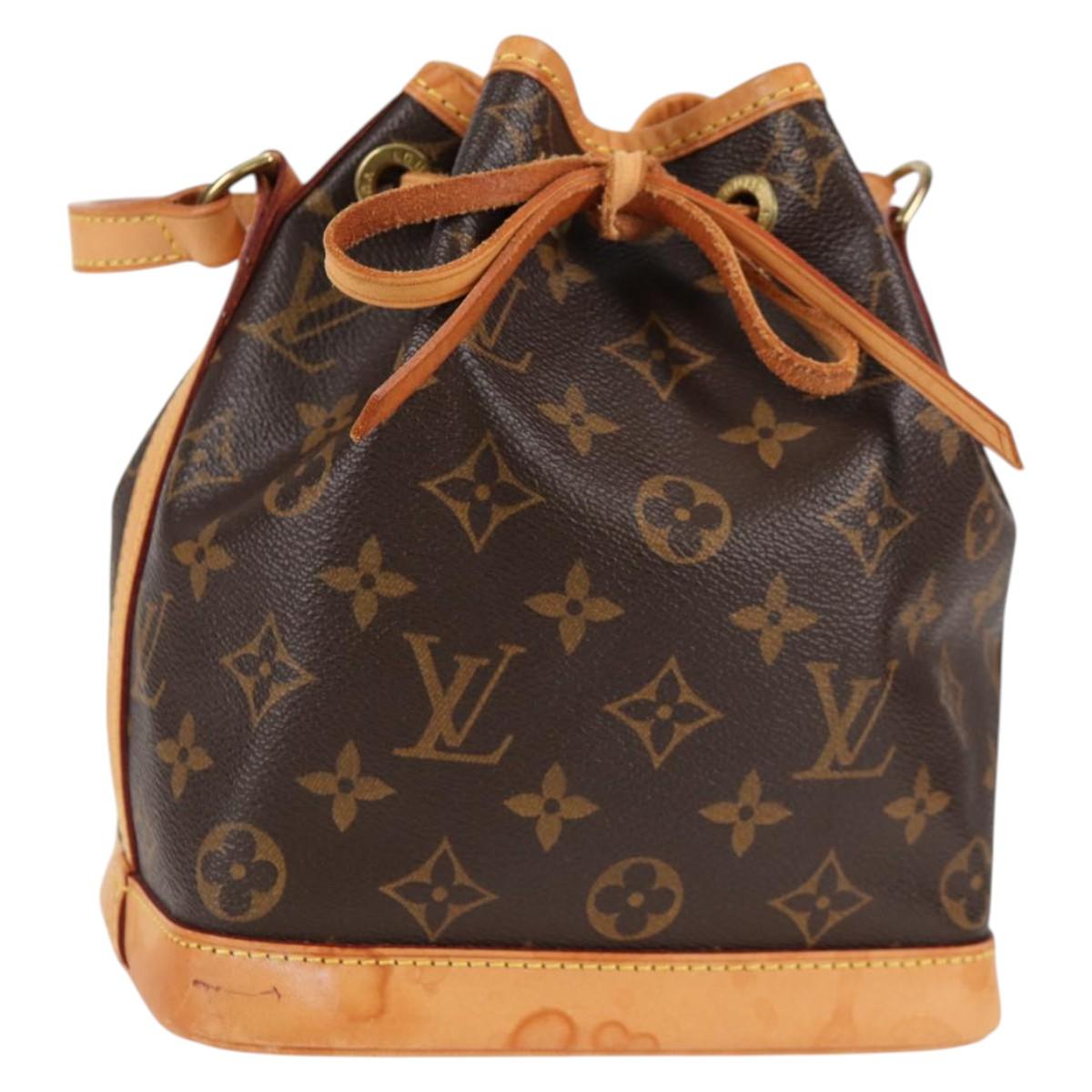LOUIS VUITTON Monogram Mini Noe Hand Bag M42227 LV Auth 136706V