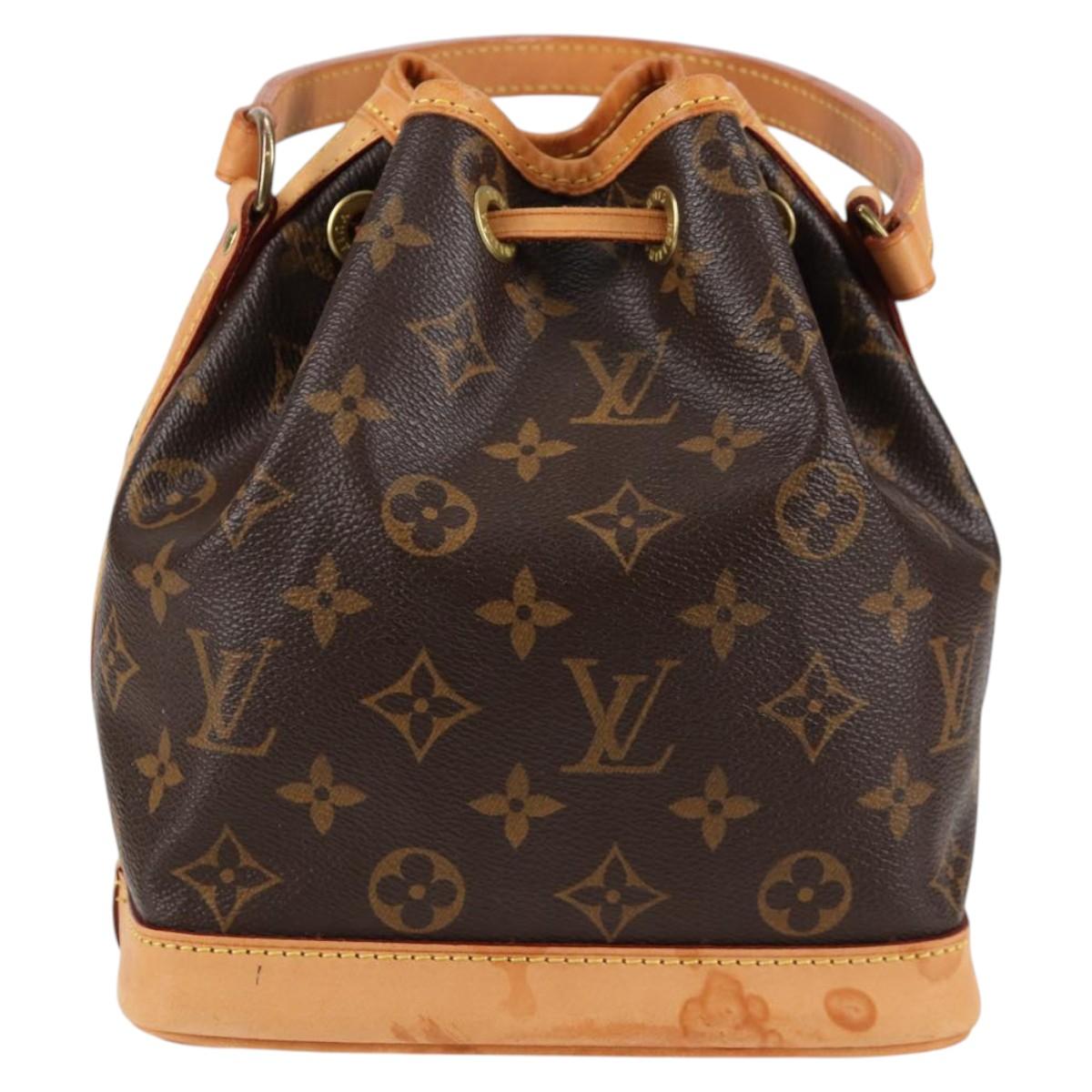 LOUIS VUITTON Monogram Mini Noe Hand Bag M42227 LV Auth 136706V