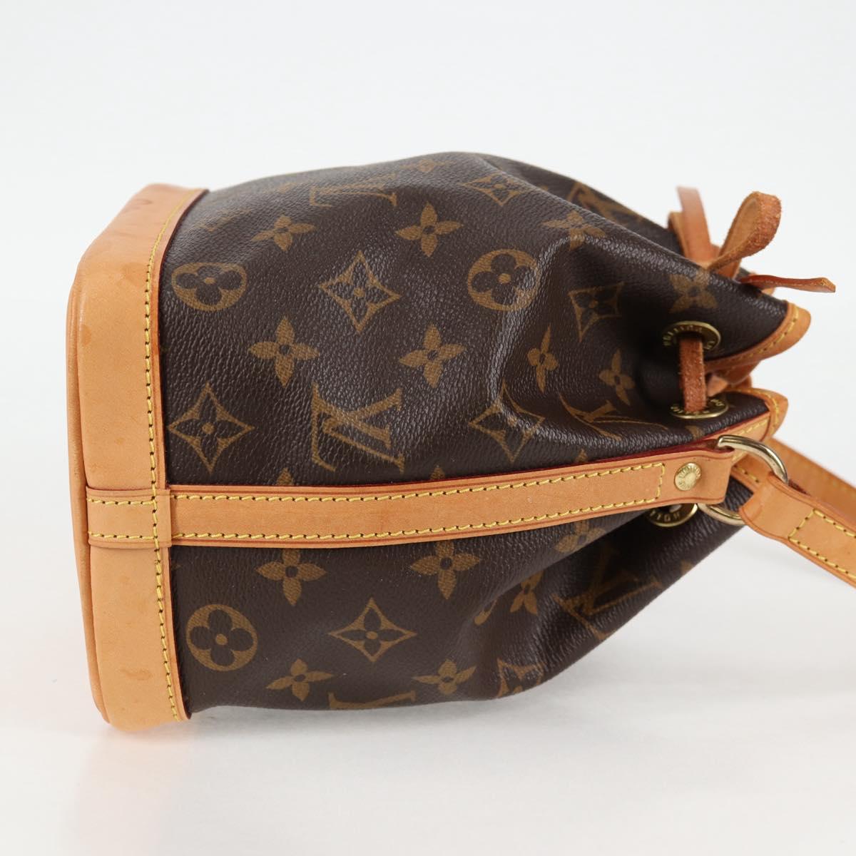 LOUIS VUITTON Monogram Mini Noe Hand Bag M42227 LV Auth 136706V