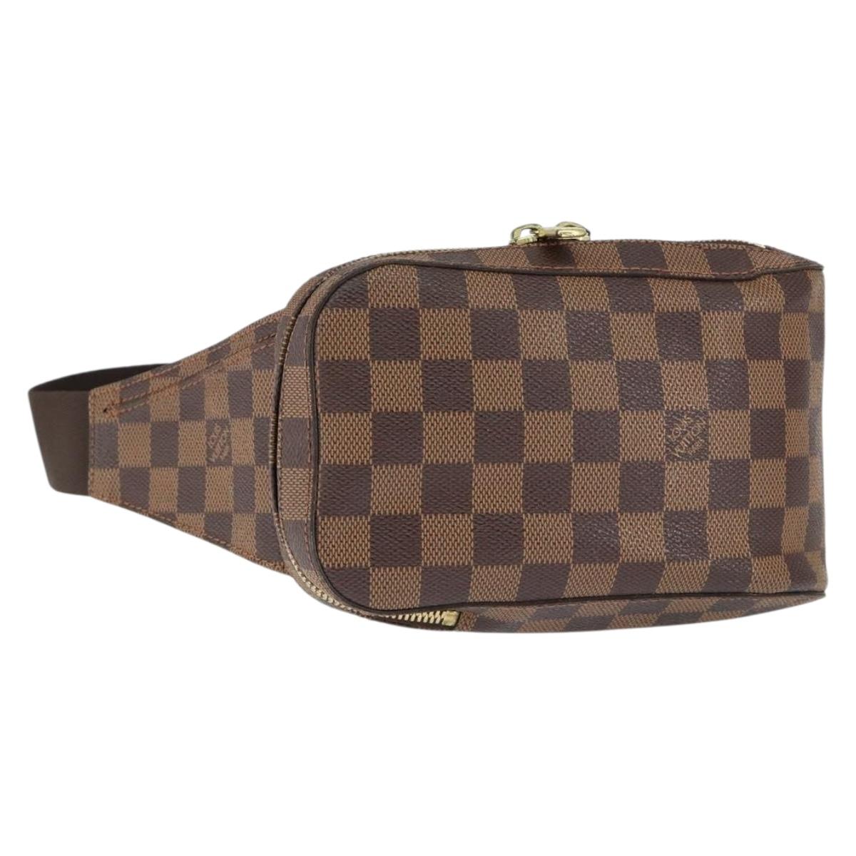 LOUIS VUITTON Damier Ebene Geronimos Shoulder Bag N51994 LV Auth 136720