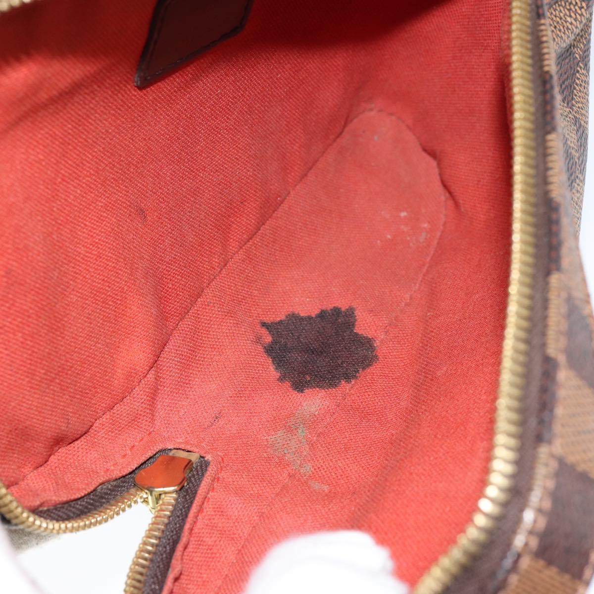 LOUIS VUITTON Damier Ebene Geronimos Shoulder Bag N51994 LV Auth 136720