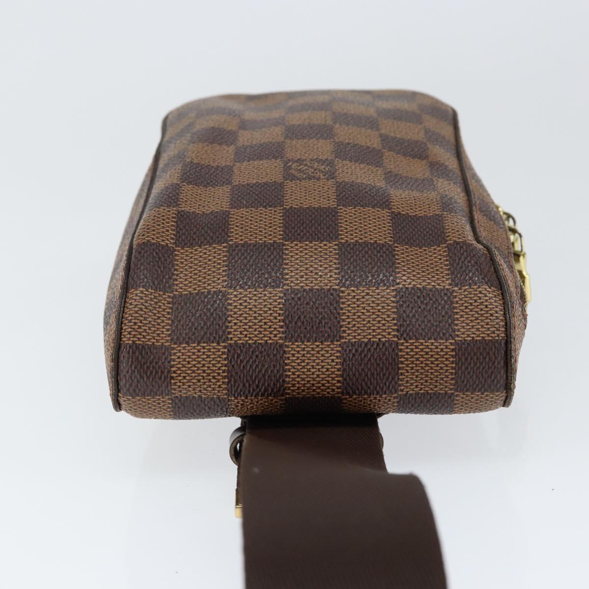 LOUIS VUITTON Damier Ebene Geronimos Shoulder Bag N51994 LV Auth 136720