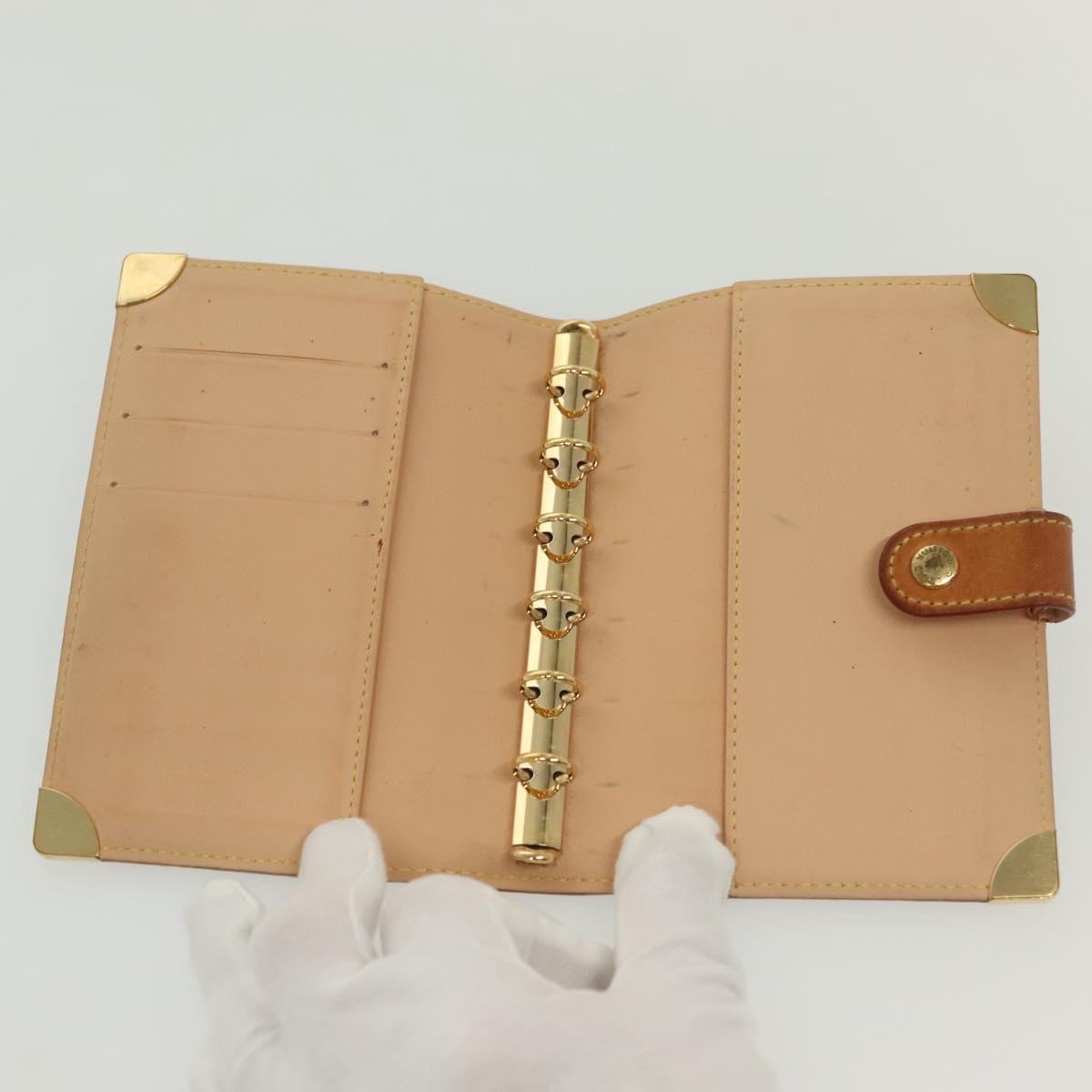 LOUIS VUITTON Multicolor Agenda PM Day Planner Cover White R21074 Auth 136737