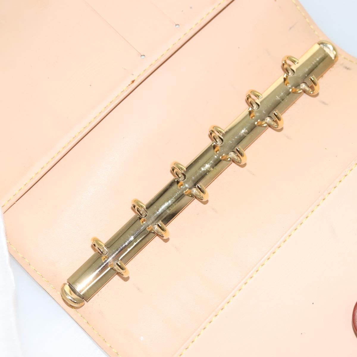 LOUIS VUITTON Multicolor Agenda PM Day Planner Cover White R21074 Auth 136737