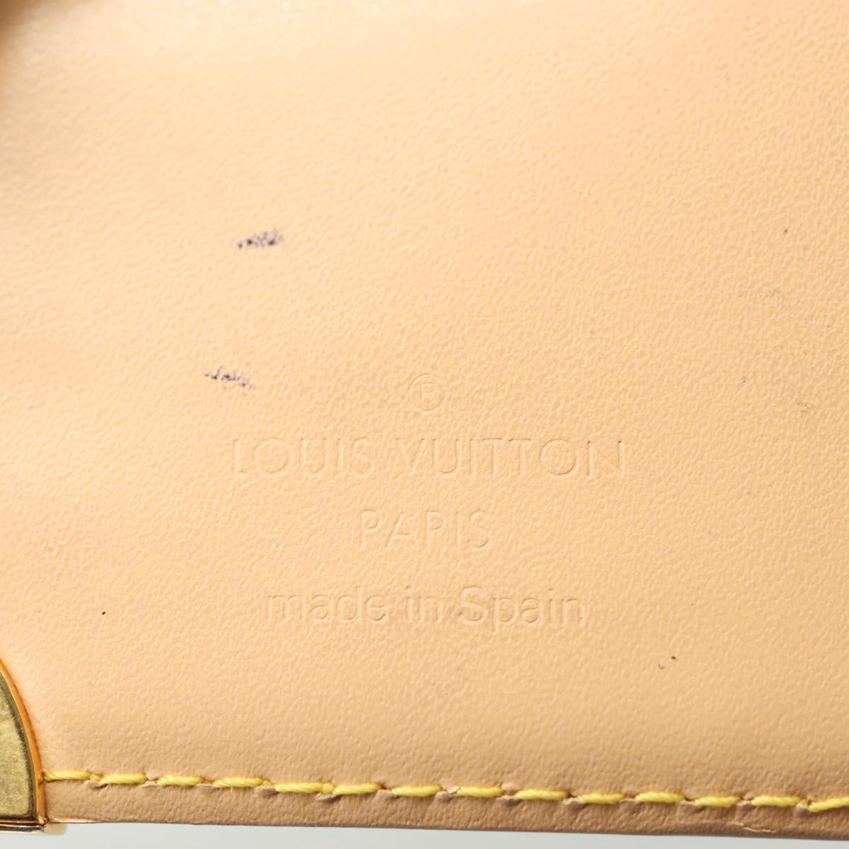 LOUIS VUITTON Multicolor Agenda PM Day Planner Cover White R21074 Auth 136738