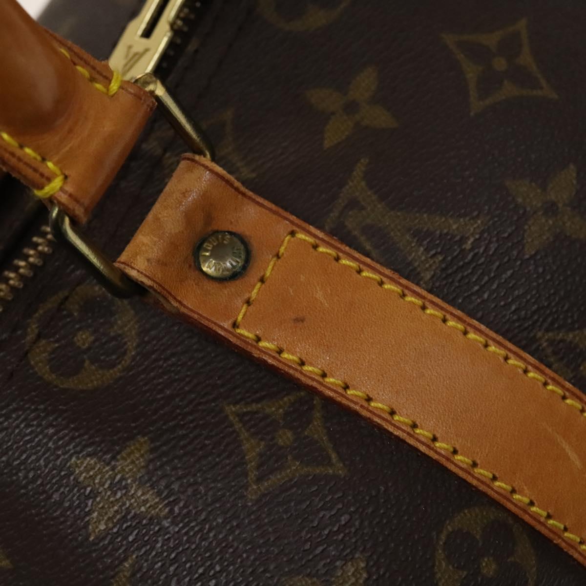 LOUIS VUITTON Monogram Keepall 45 Boston Bag M41428 LV Auth 136775