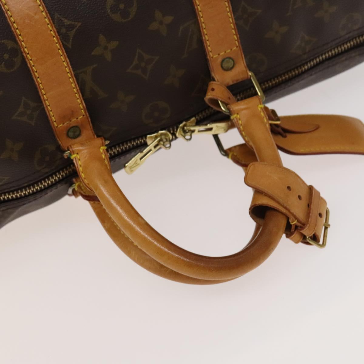LOUIS VUITTON Monogram Keepall 45 Boston Bag M41428 LV Auth 136775