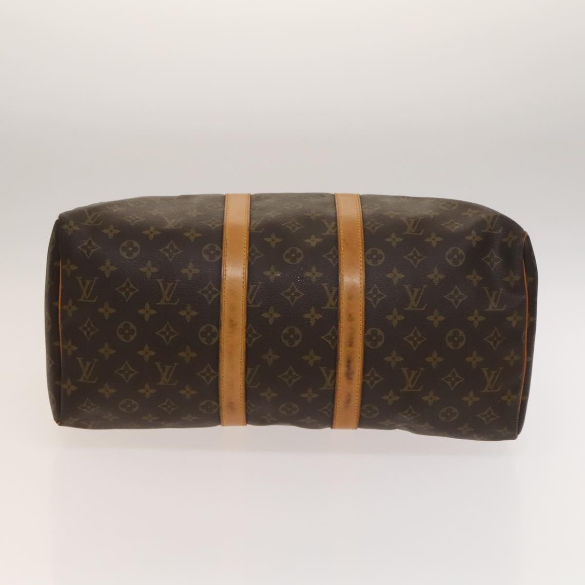 LOUIS VUITTON Monogram Keepall 45 Boston Bag M41428 LV Auth 136776