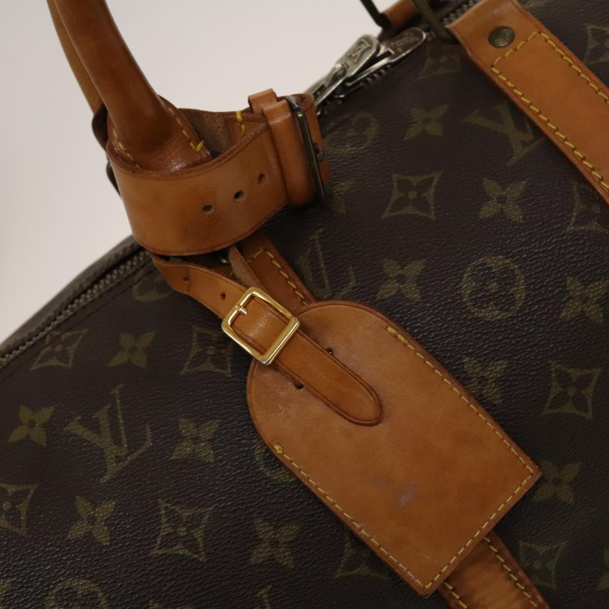 LOUIS VUITTON Monogram Keepall Bandouliere 45 Boston Bag M41418 LV Auth 136778