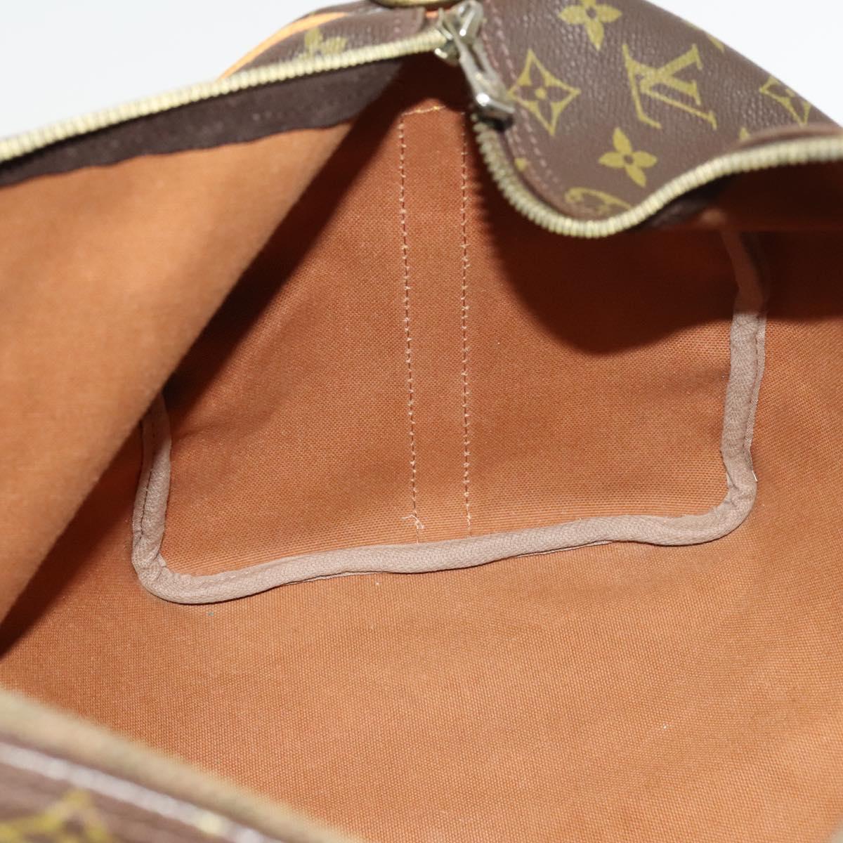 LOUIS VUITTON Monogram Keepall Bandouliere 45 Boston Bag M41418 LV Auth 136778