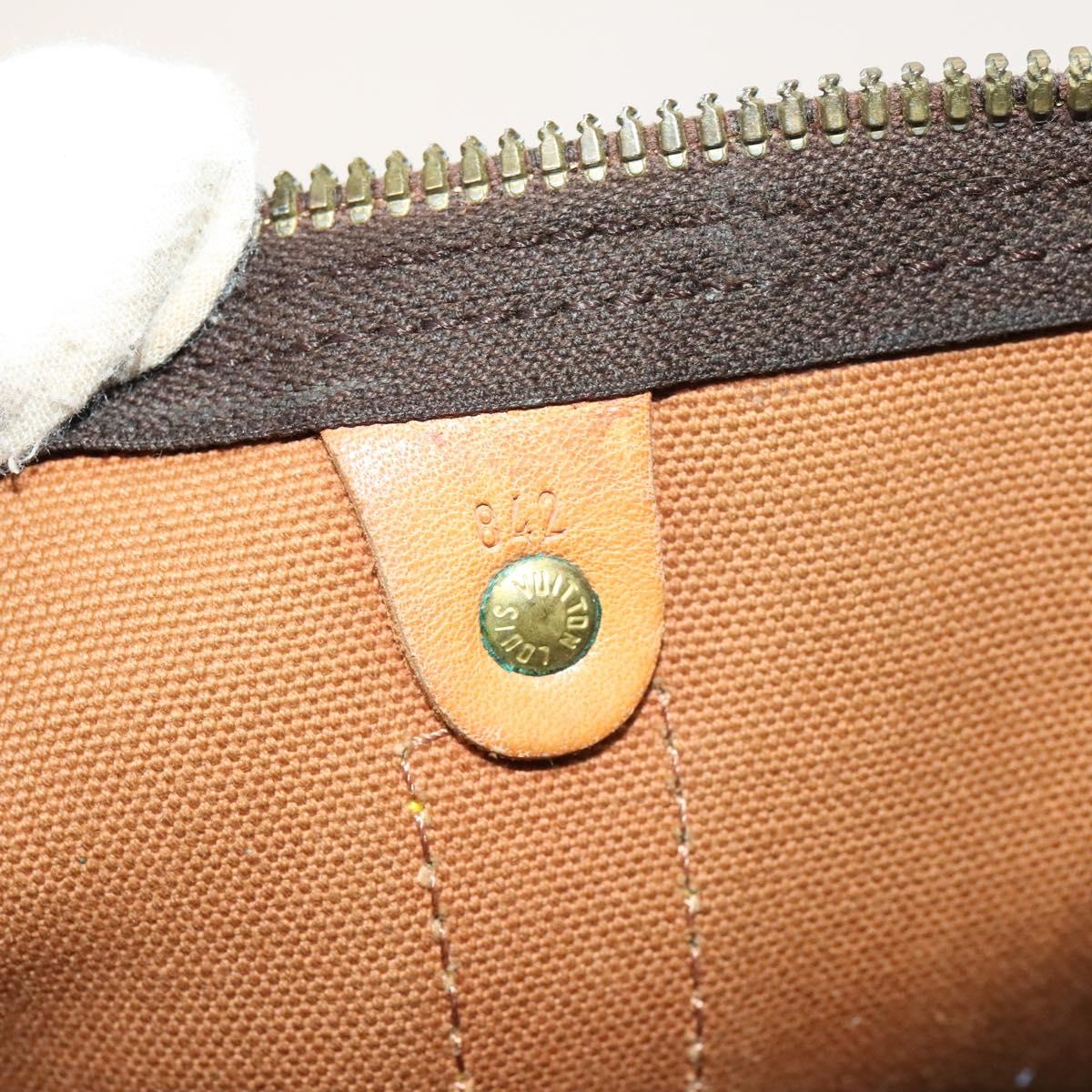 LOUIS VUITTON Monogram Keepall Bandouliere 45 Boston Bag M41418 LV Auth 136778