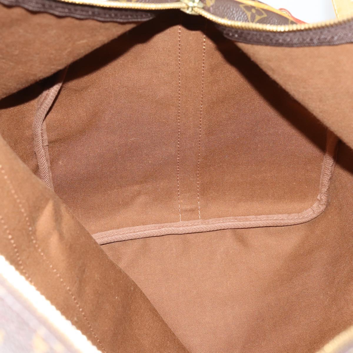 LOUIS VUITTON Monogram Keepall Bandouliere 55 Boston Bag M41414 LV Auth 136784