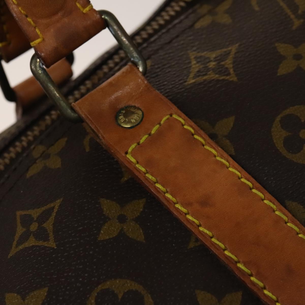LOUIS VUITTON Monogram Keepall 60 Boston Bag M41422 LV Auth 136786