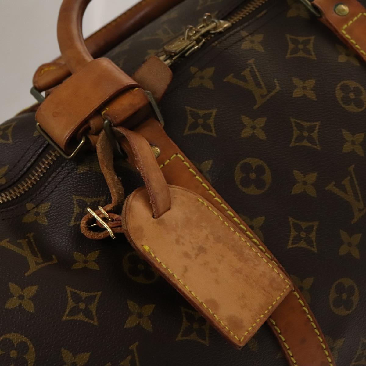 LOUIS VUITTON Monogram Keepall 60 Boston Bag M41422 LV Auth 136786