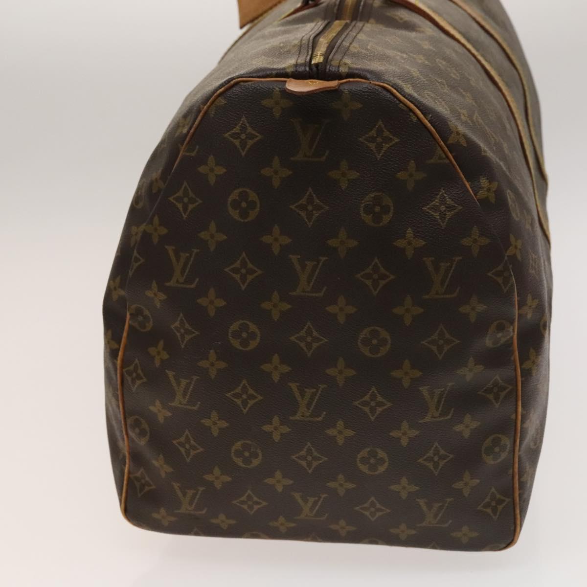 LOUIS VUITTON Monogram Keepall 60 Boston Bag M41422 LV Auth 136786