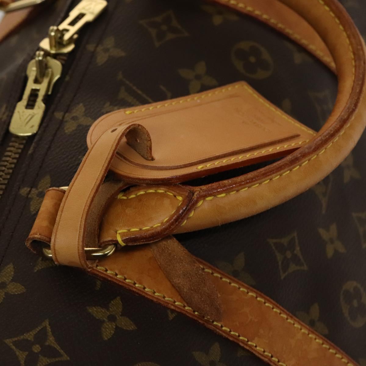 LOUIS VUITTON Monogram Keepall Bandouliere 60 Boston Bag M41412 LV Auth 136788