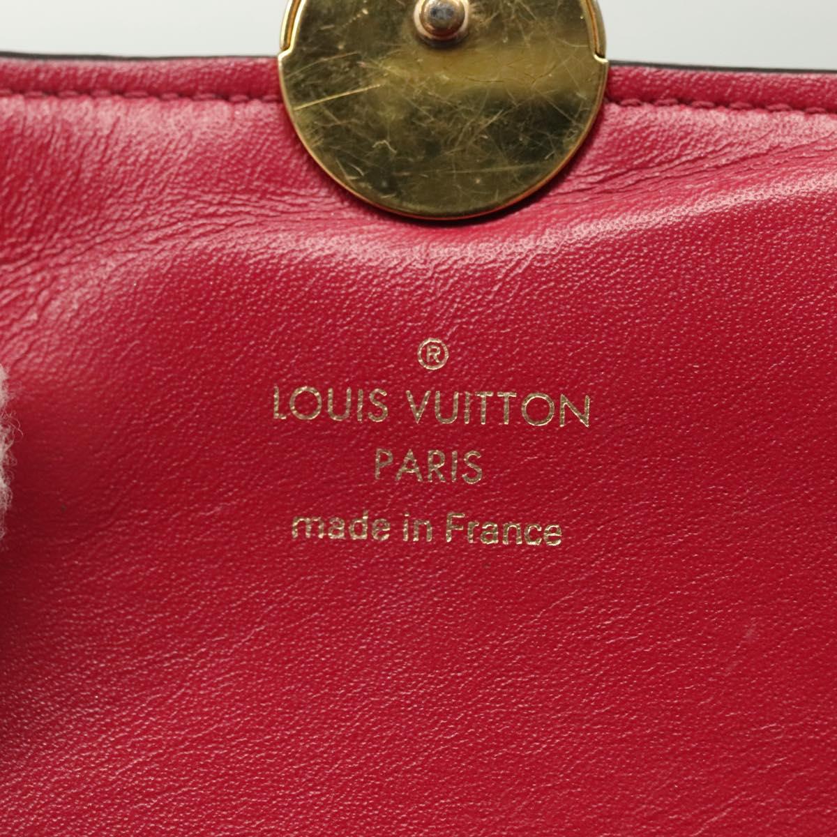 LOUIS VUITTON Monogram Portefeuille Flor Compact Wallet Fuchsia M64588 LV 136794