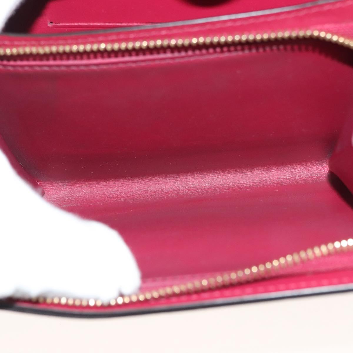 LOUIS VUITTON Monogram Portefeuille Flor Compact Wallet Fuchsia M64588 LV 136794